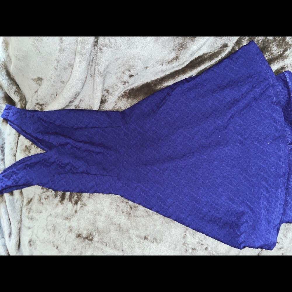 dark blue dress